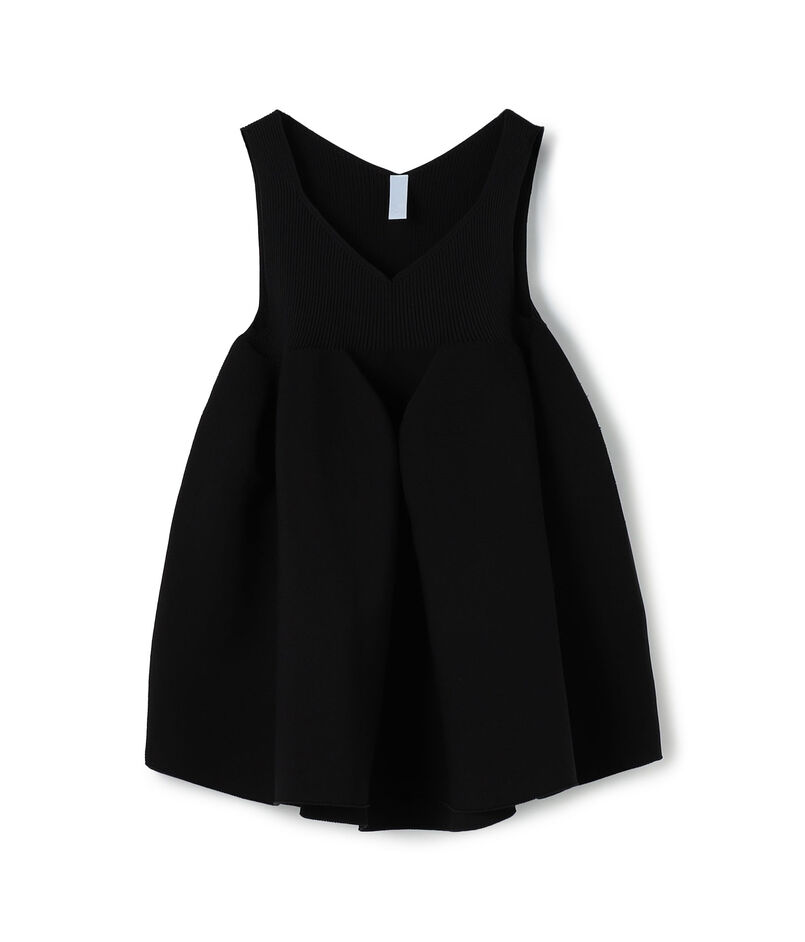 CFCL POTTERY SLEEVELESS BUST FLARE TOP