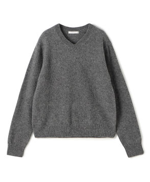 ベビーアルパカボイルド Vネックプルオーバー