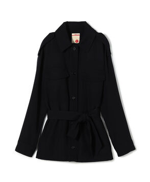 【WEB先行予約】ウールギャバジン ダブルパッチポケットジャケット