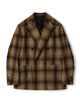 【別注】PENDLETON ウールオンブレチェック ダブルブレスト4ボタンジャケット