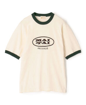 Mai Tai メランジコットン リンガーニットTシャツ