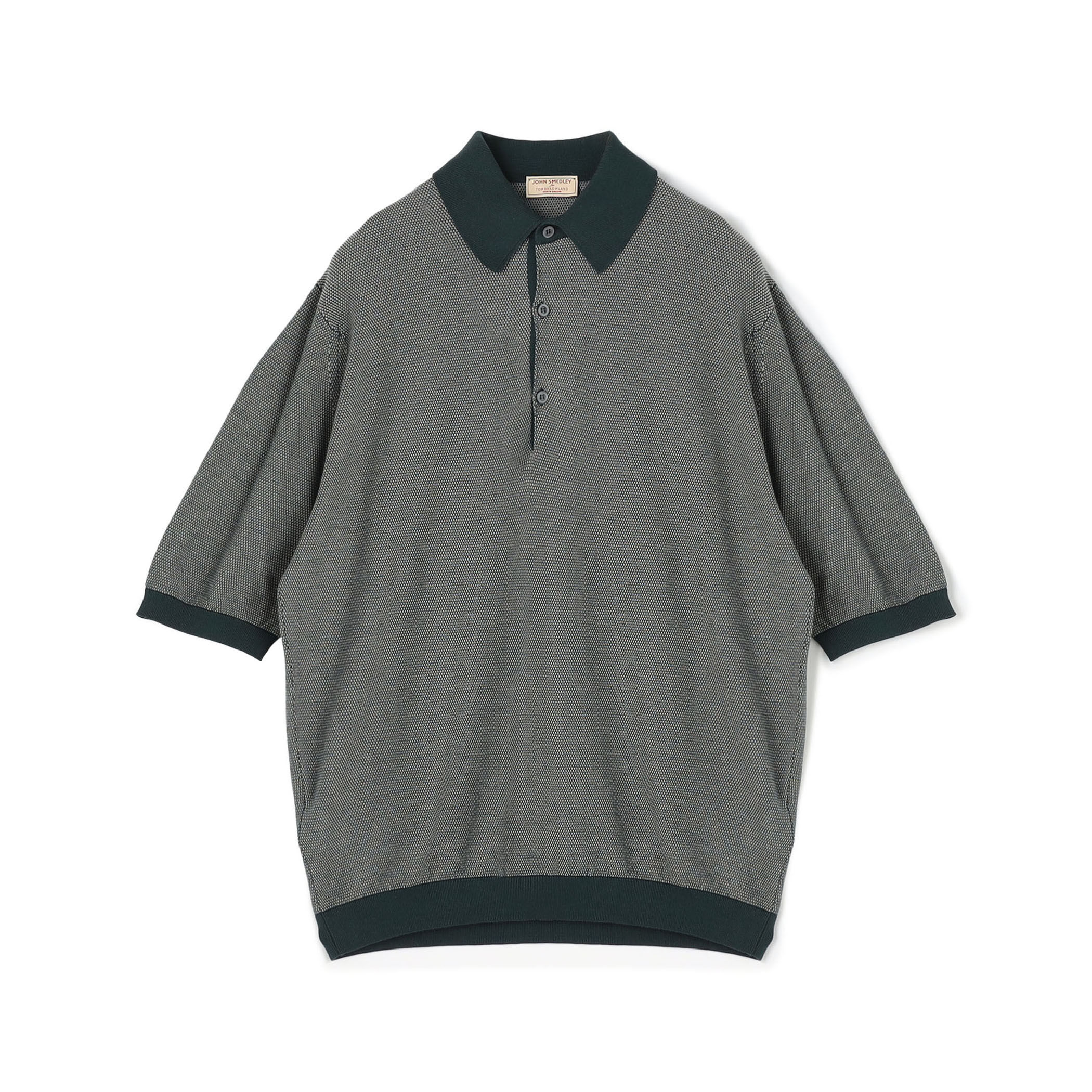 別注】JOHN SMEDLEY 30Gハニカム編み ニットポロ ISIS