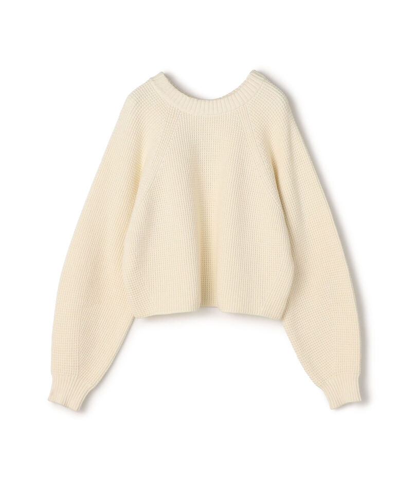 ハイブリットコットン クルーネックプルオーバー