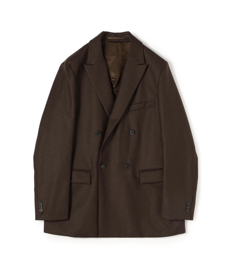 ウールナイロンカシミヤ ダブルブレステッド4Bジャケット