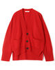 ■NZ LAMB 9G  Vネックカーディガン
