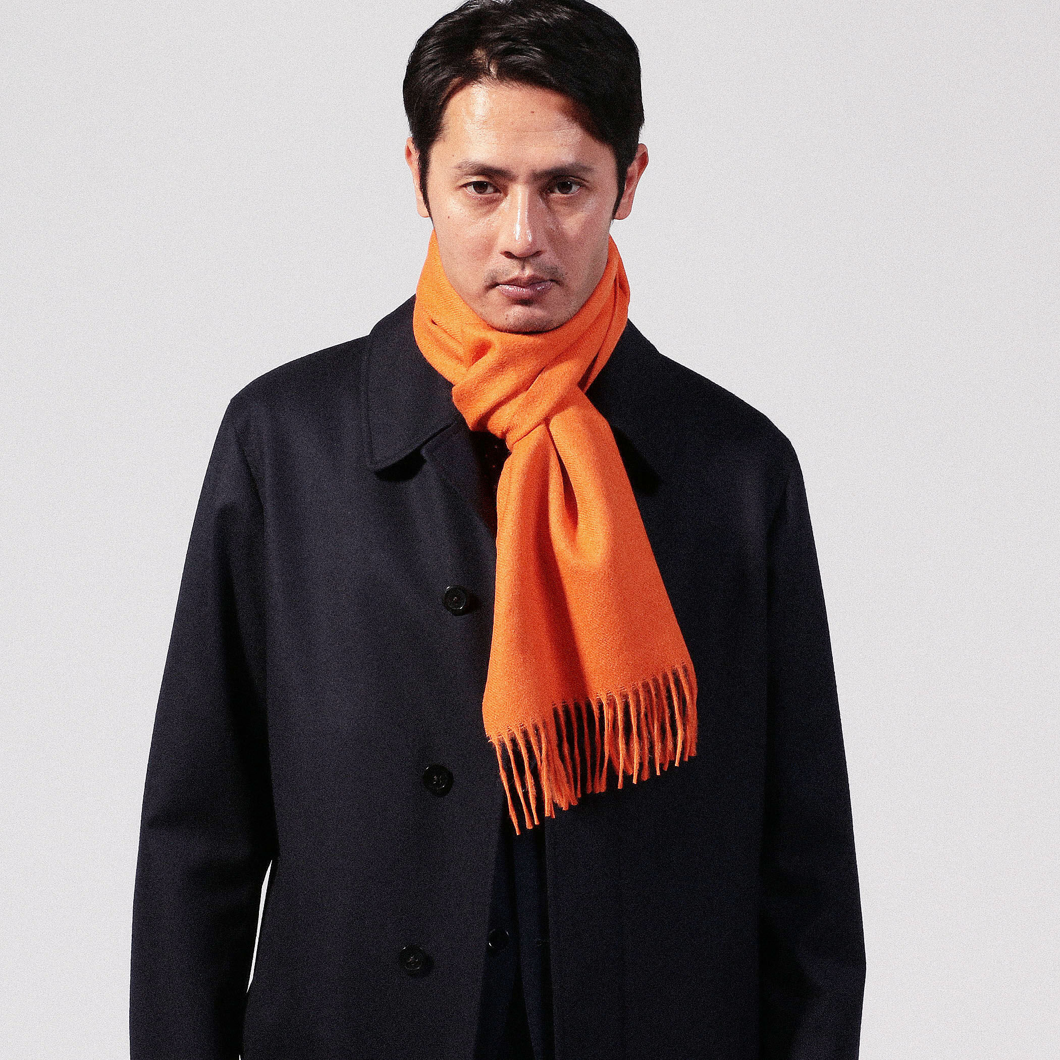 THE INOUE BROTHERS Brushed Scarf アルパカ マフラー