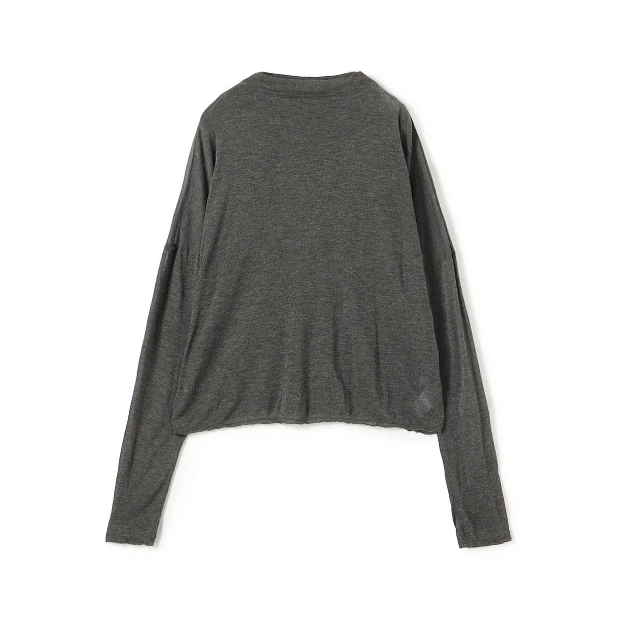 レーヨンカシミヤジャージー ビルドネックプルオーバー