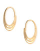 Otiumberg. Roscida Ridged Hoops ピアス