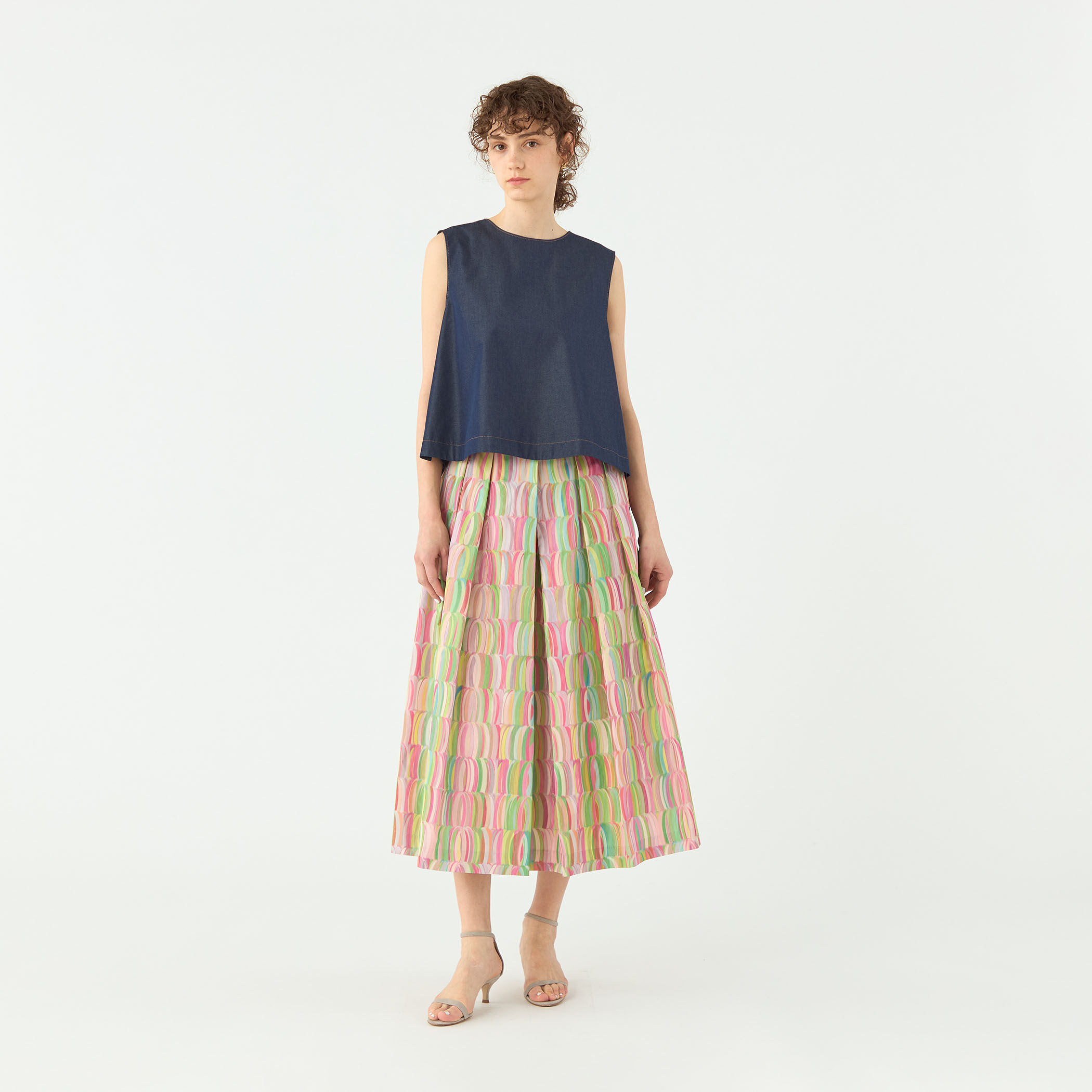 リュバンプリント タックスイングスカート｜トゥモローランド 公式通販