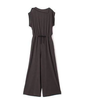 【WEB先行予約】ジャージーライクジョーゼット アシメカラーオールインワン