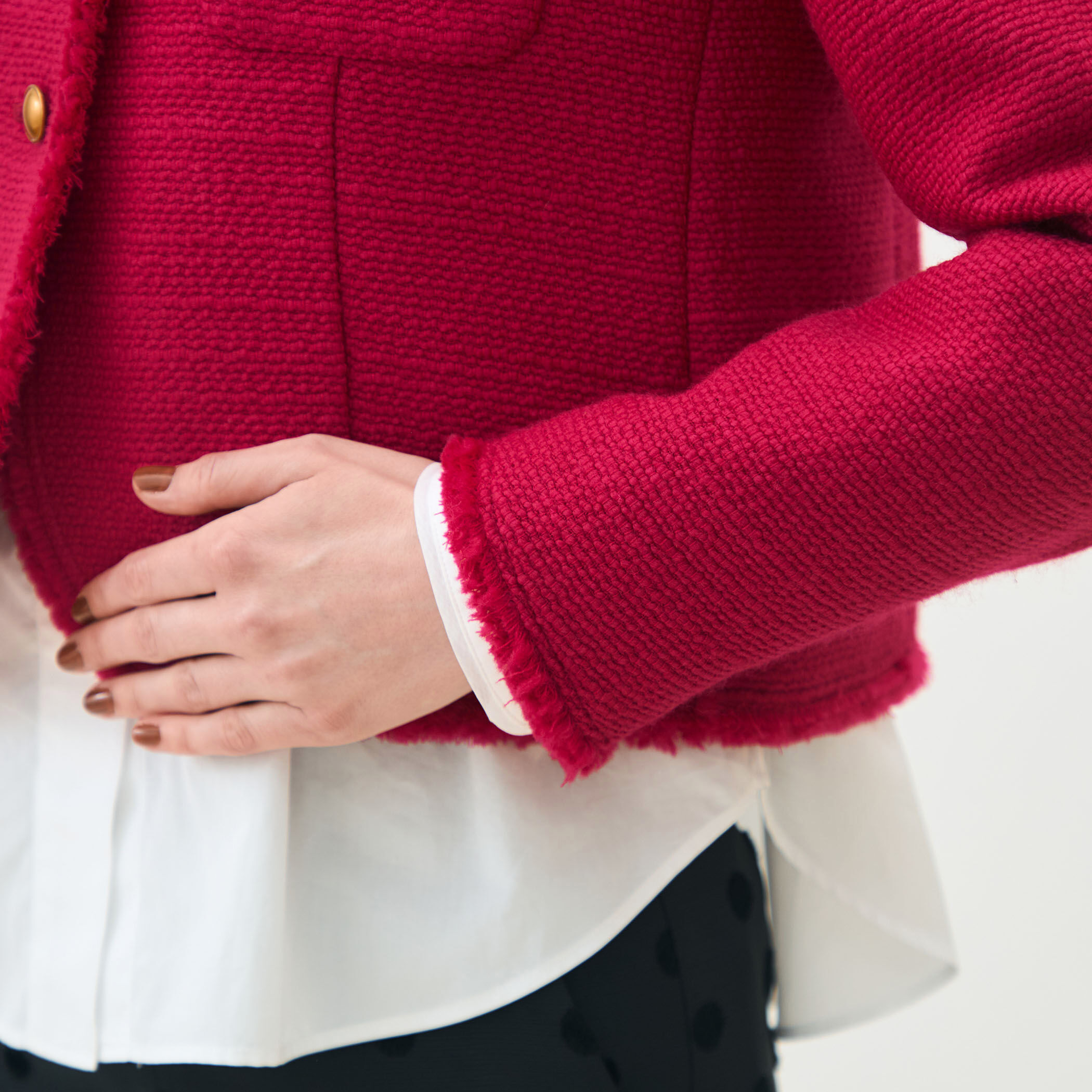 ブークレーファンシー クルーネックジャケット｜トゥモローランド 公式通販