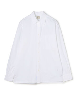 120/2コットンポプリン レギュラーカラーシャツ ALUMO