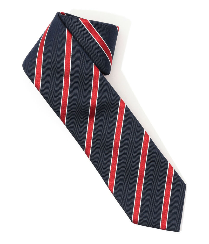 STEFANO BIGI シルク レジメンタル ネクタイ