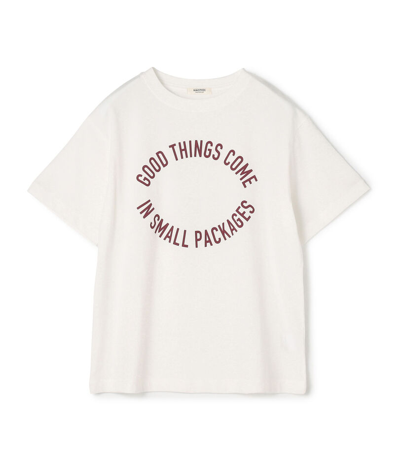 コットンロゴプリント Tシャツ