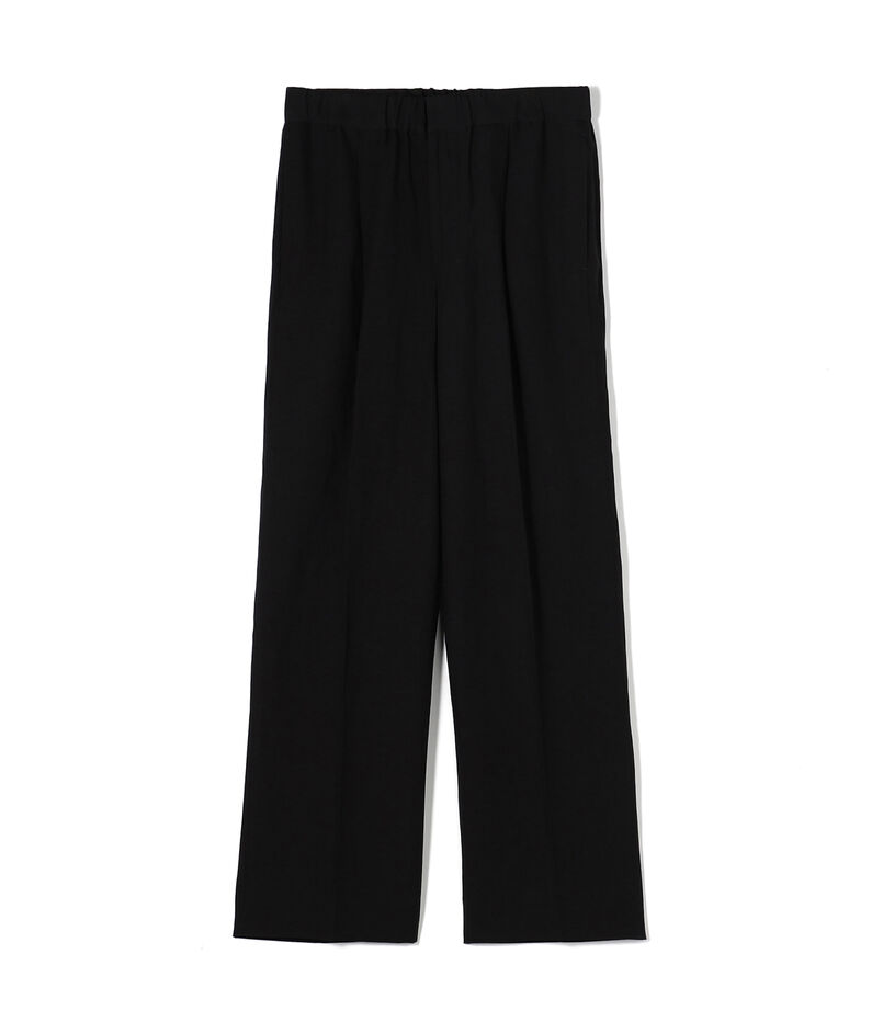 セルロースリネン 1プリーツバレル イージーパンツ
