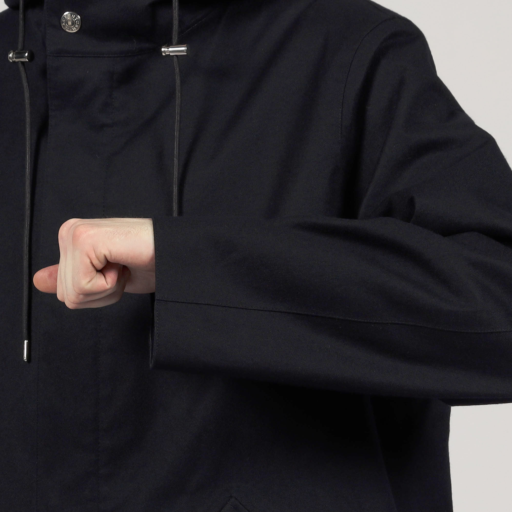 別注】MACKINTOSH GRANISH ウールボンディング フーデッドコート