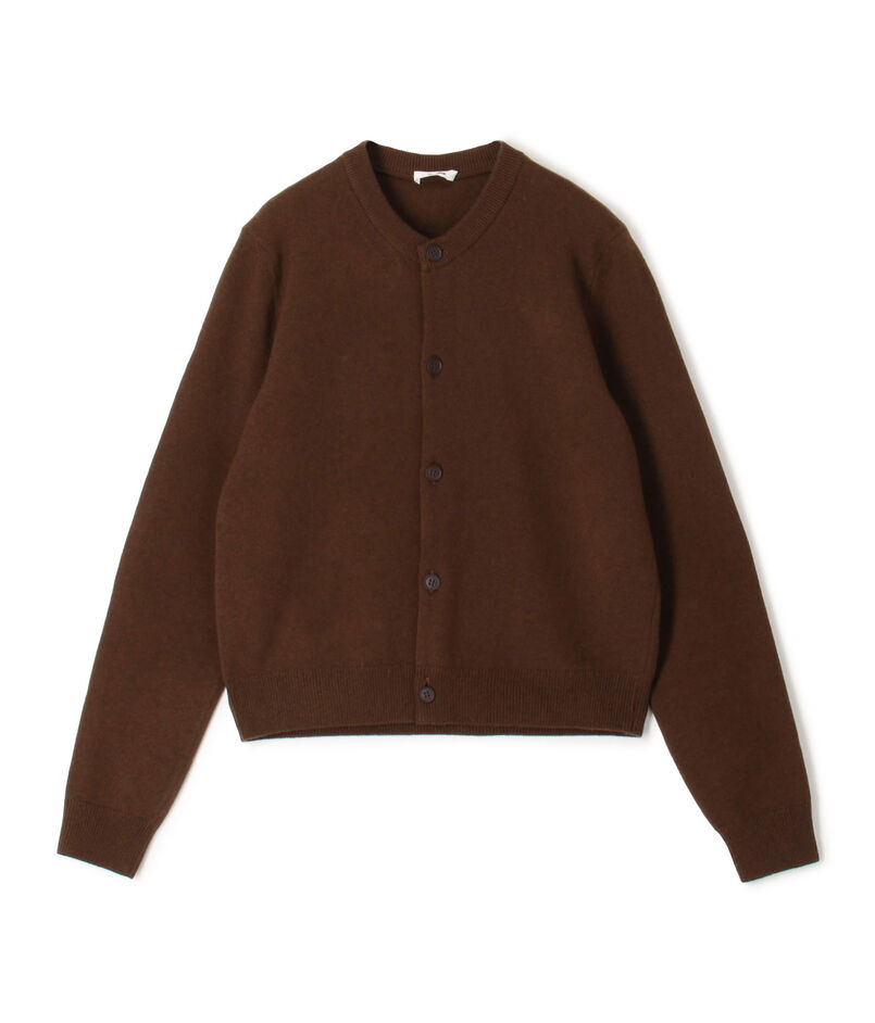 エクストラファインウール クルーネックカーディガン