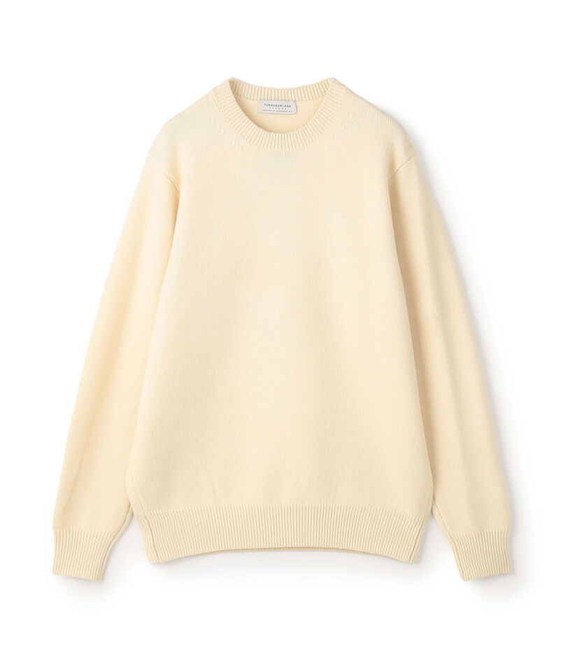 【WEB先行予約】TOMORROWLAND tricot ラムズウール クルーネックニット
