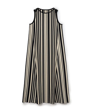 ランダムストライプラッセル ノースリーブワンピース