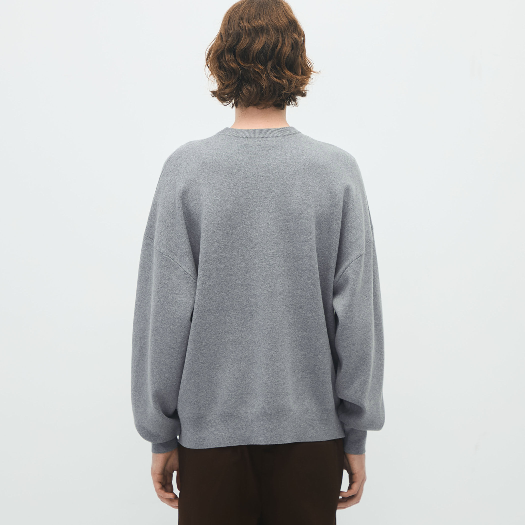 日本最級 CABaN クルーネックプルオーバー コットンカシミヤ トップス