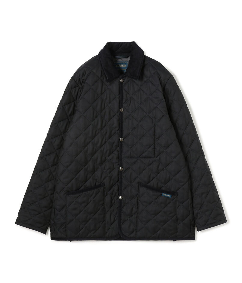【別注】LAVENHAM DENHAM ウールキルティングブルゾン V.B.CANONICO