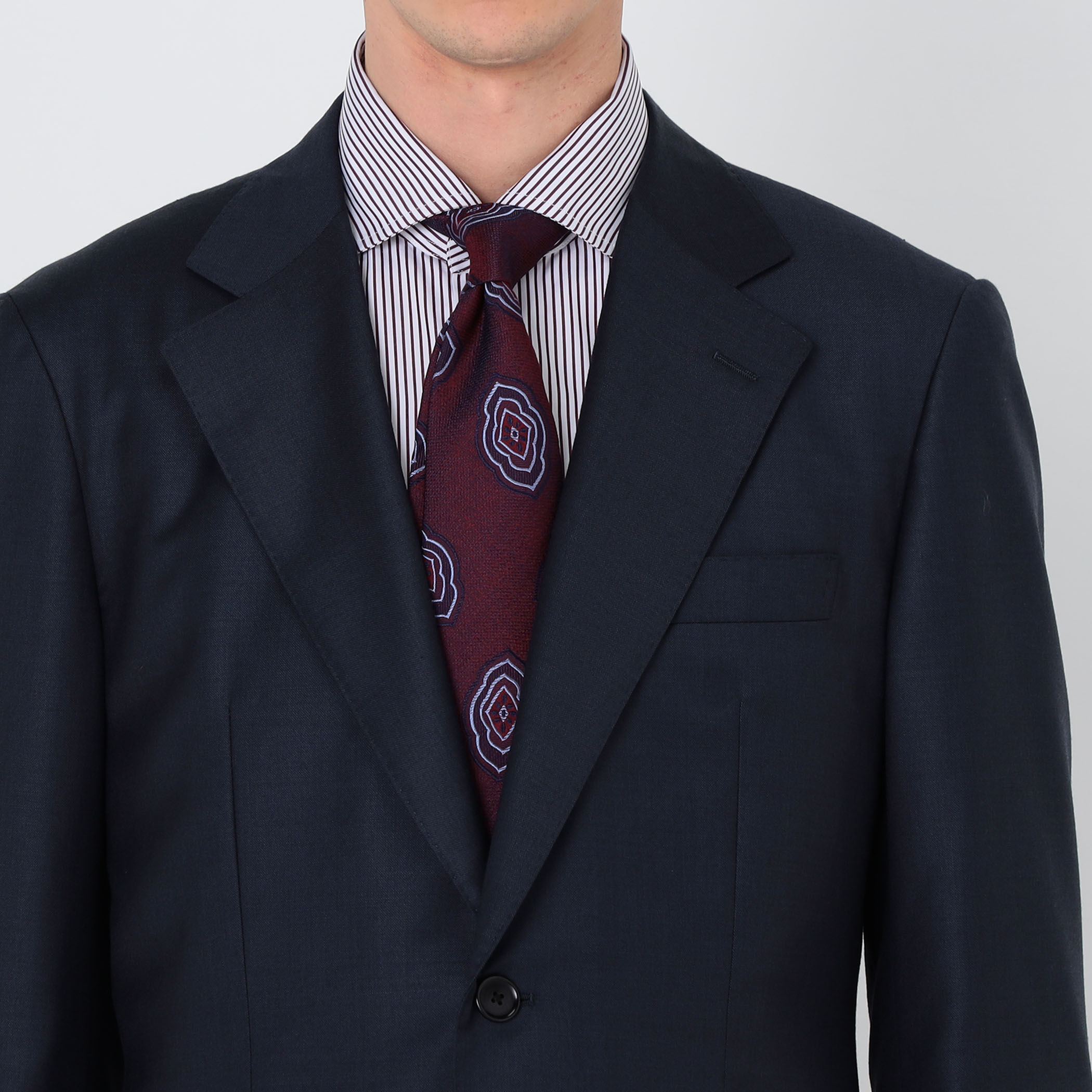 ウール シングルブレステッド 2Bスーツ TROFEO E.Zegna