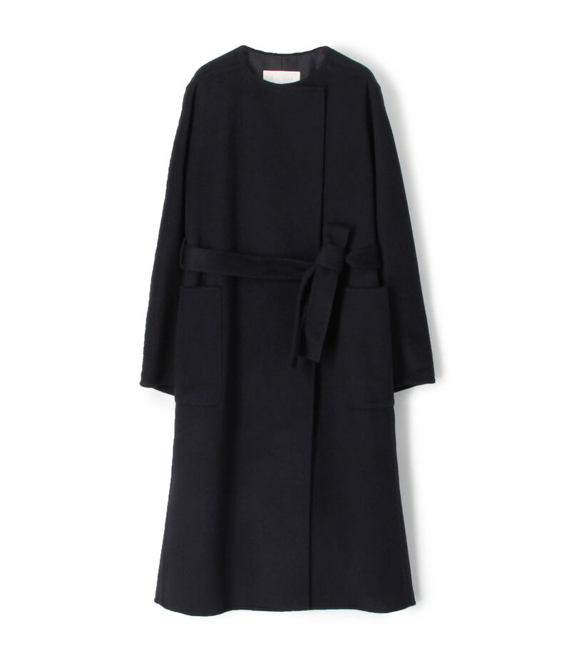 プレミアムウールリバー ノーカラーコート プレミアムウールリバー ノーカラーコート