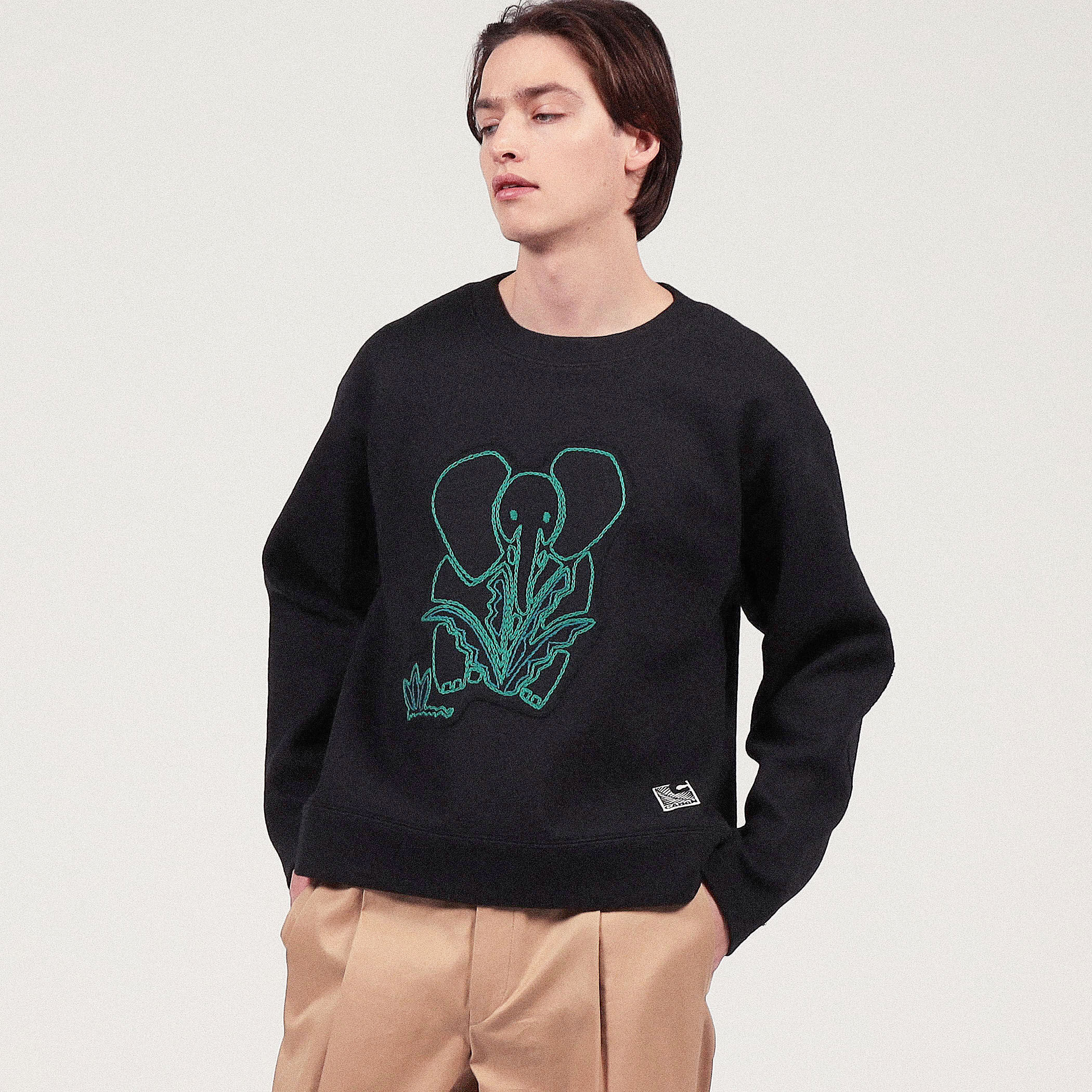 CABaN ウールコットンダブルフェイスプルオーバー BPF01_59_59034103003_5300