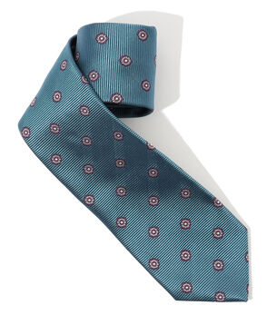 FRANCO BASSI シルクジャガード 小紋柄ネクタイ