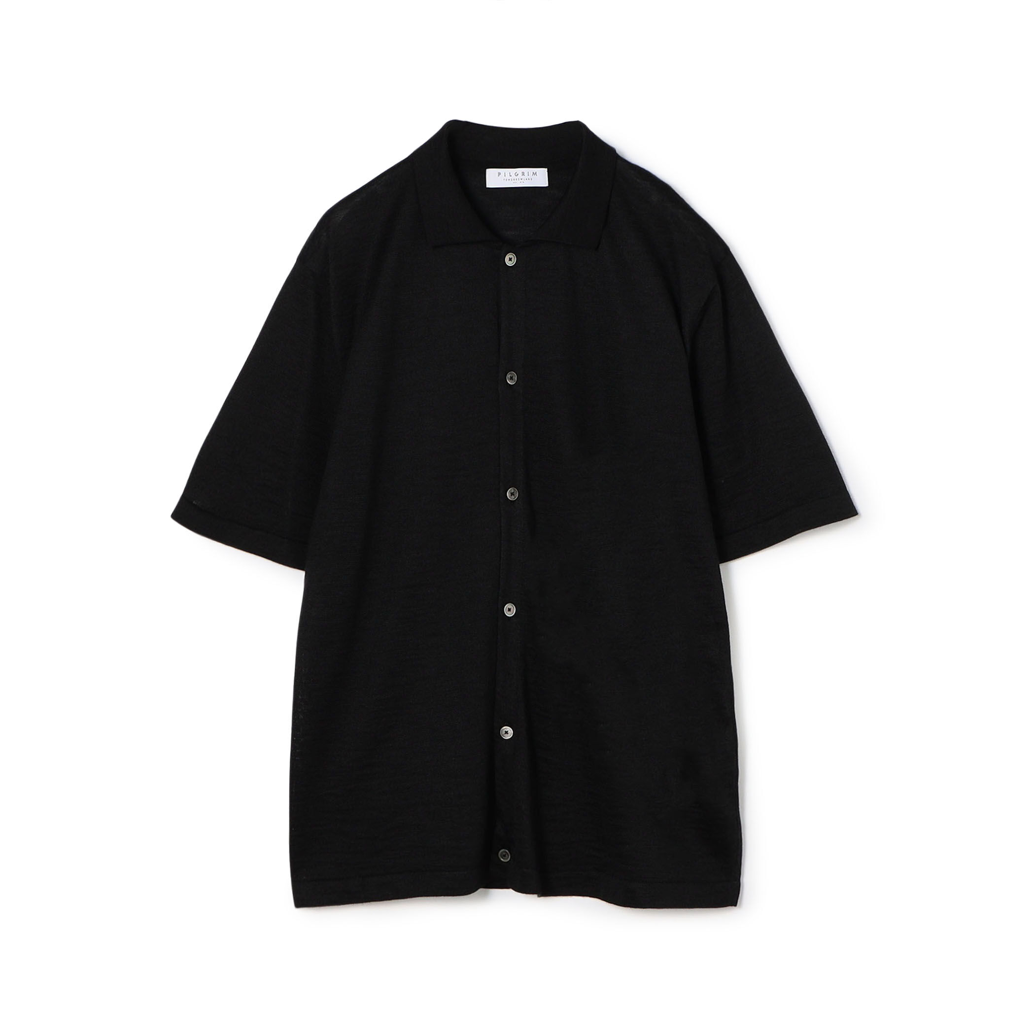 TOMORROWLAND tricot リブライン ニットTシャツ 黒 ラミー ハーフスリーブ ニットシャツ｜トゥモローランド 公式通販