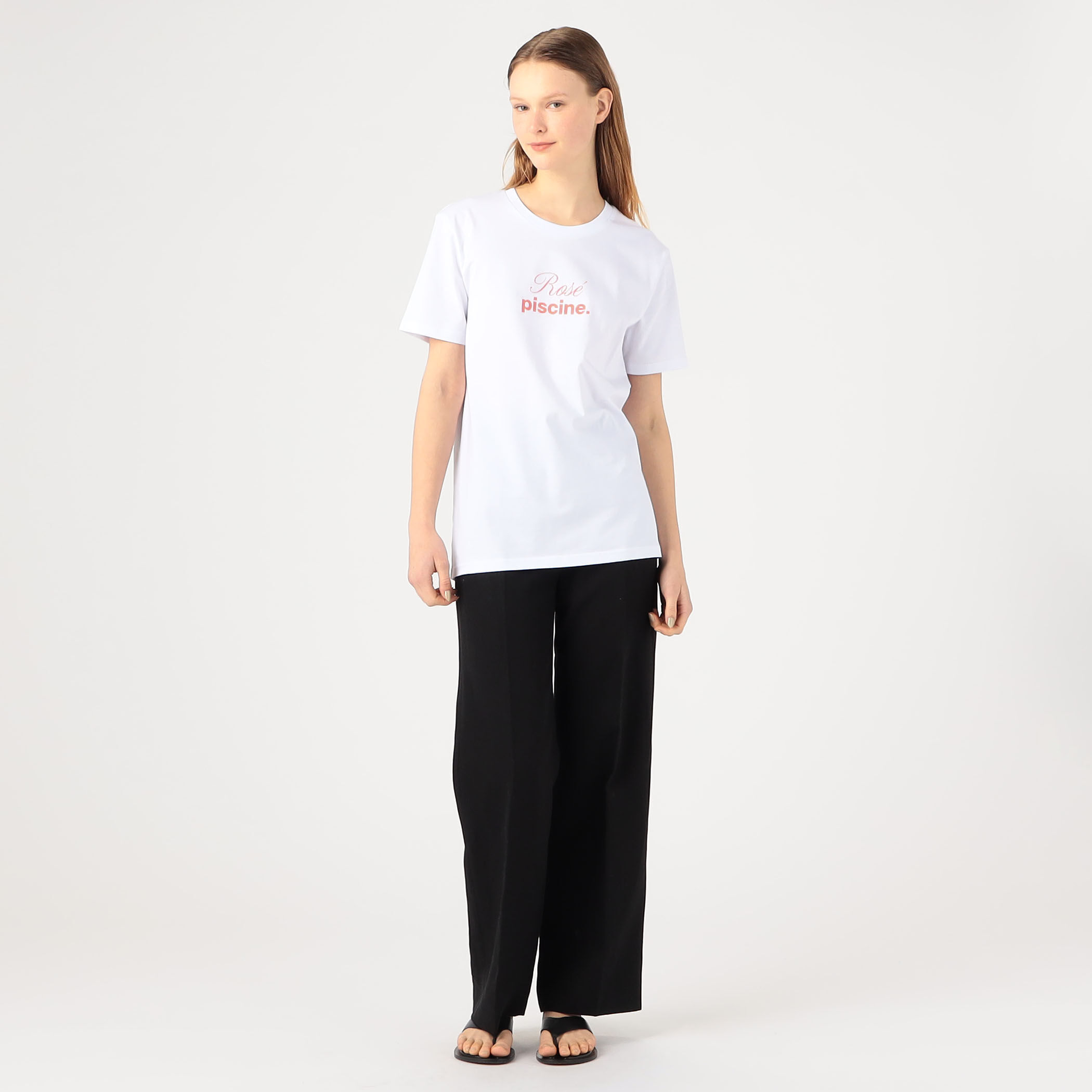 TOMORROWLAND / トゥモローランド Les Petits Basics rose piscine Tシャツ Les Petits Basics art de vivre Tシャツ｜トゥモローランド