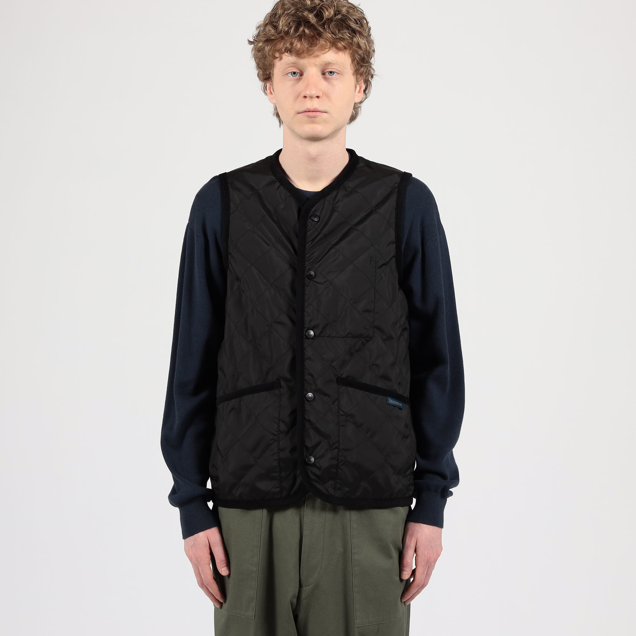 LAVENHAM ベスト LAVENHAM UNWADDED THORNHAM ポリエステルベスト