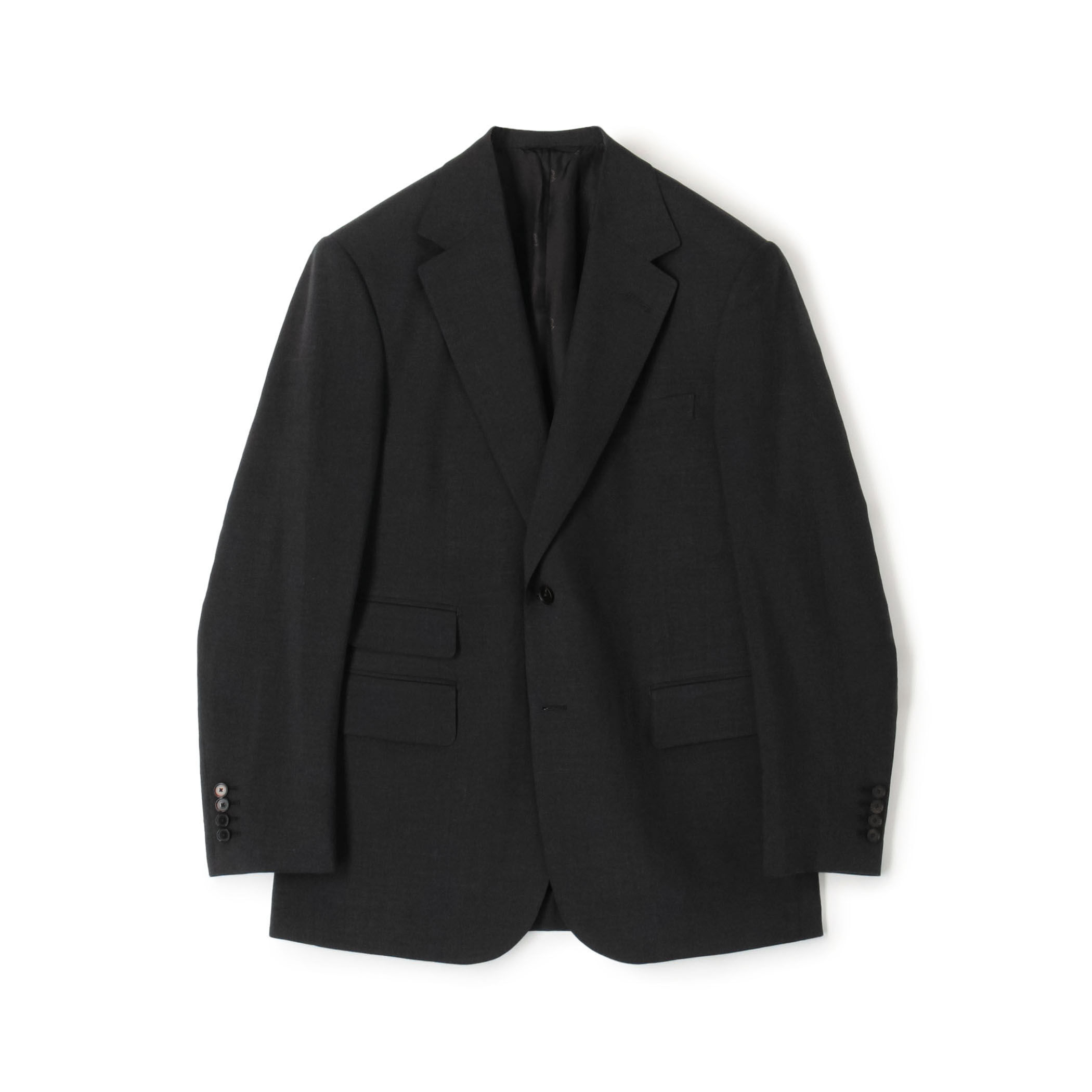 ウールシルクリネン シングルブレステッド2Bジャケット ROGNA