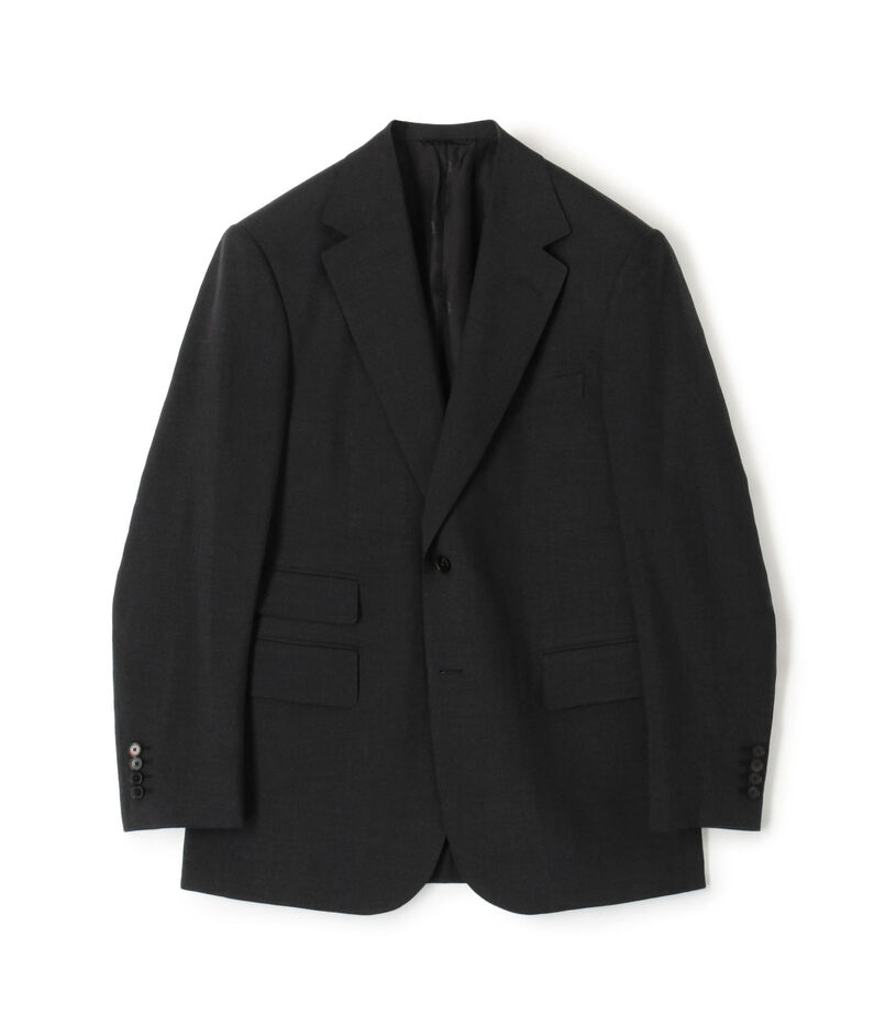 ウールシルクリネン シングルブレステッド2Bジャケット ROGNA