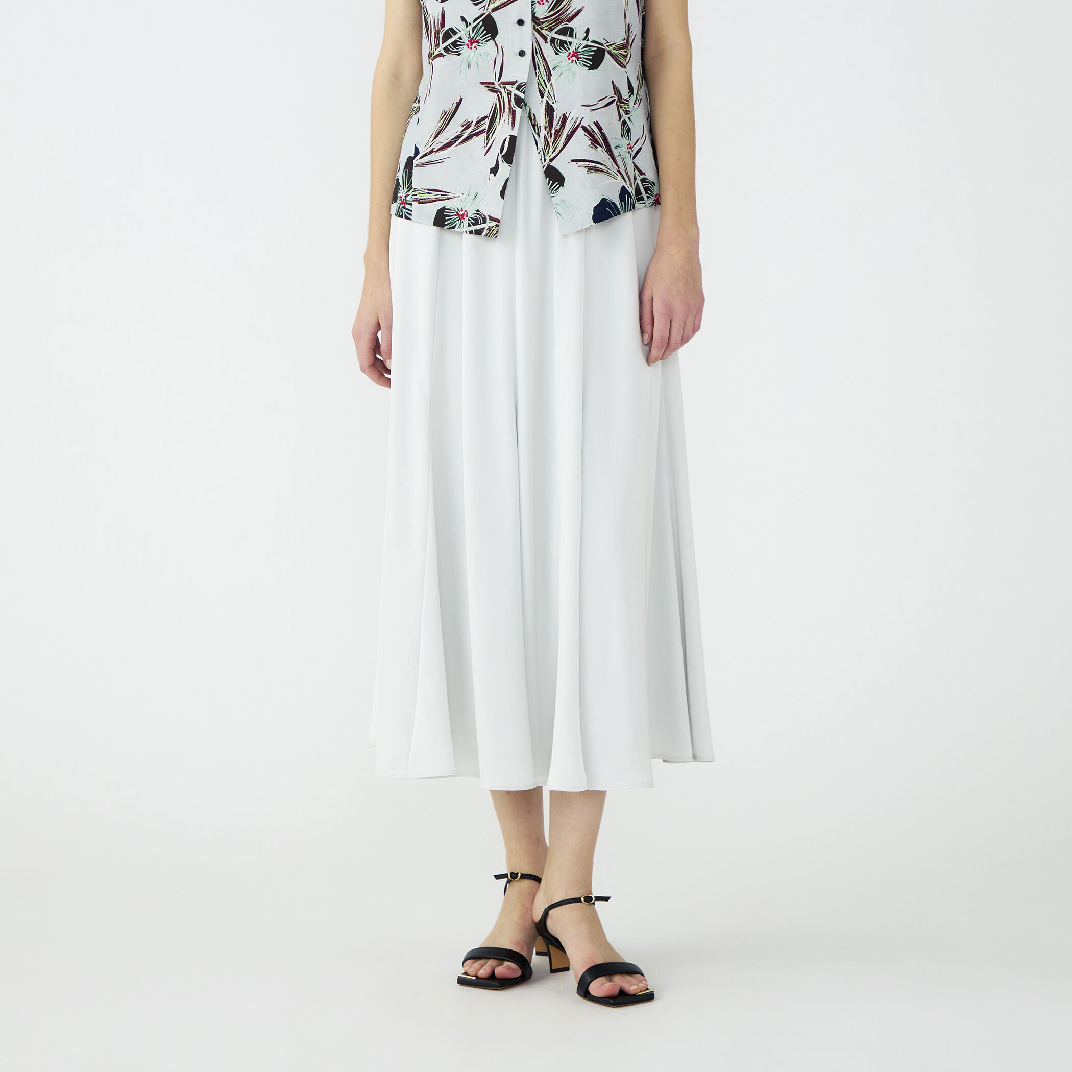 WEB先行予約】ライトウェイトサテン マーメイドスカート