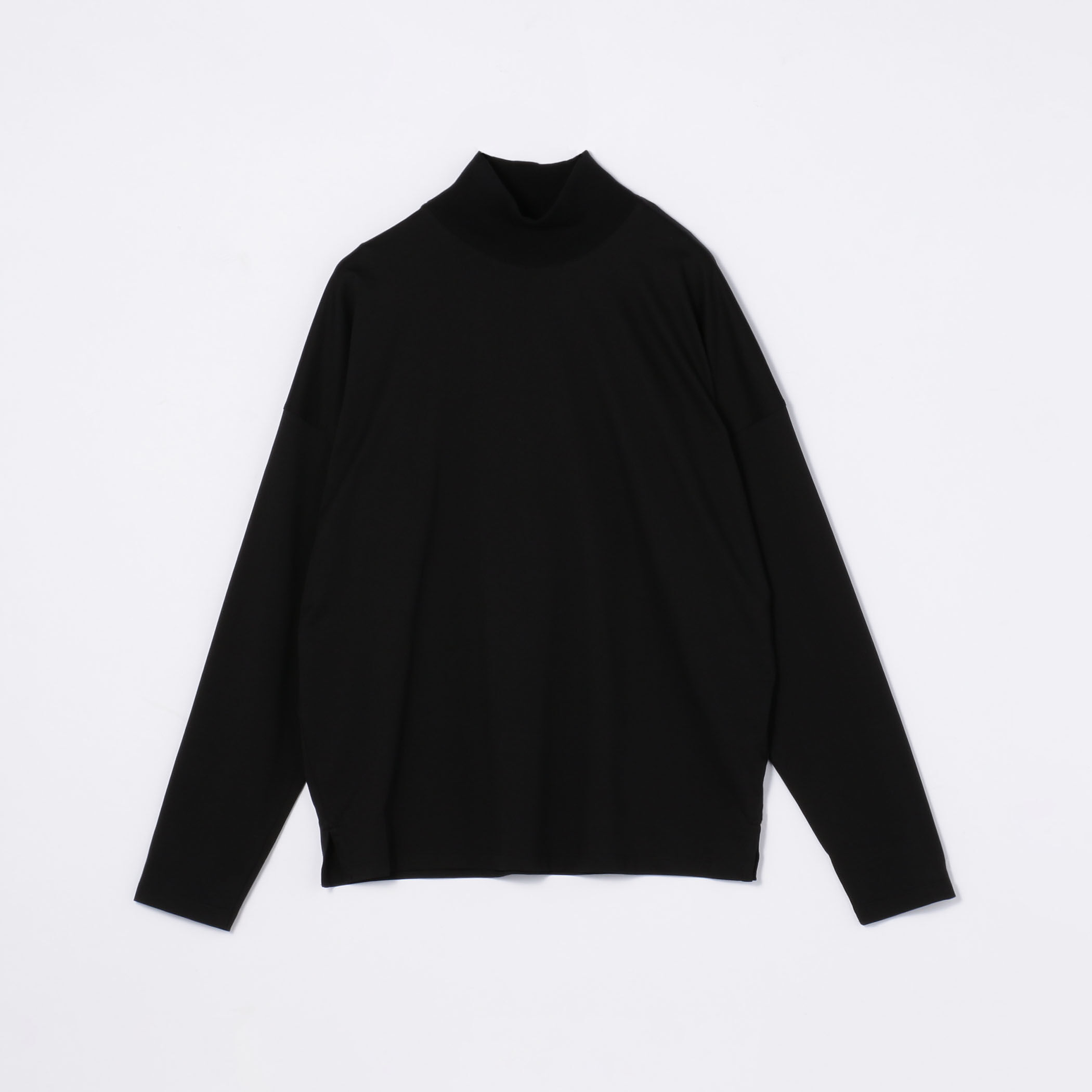 CABaN コットン モックネックロングスリーブプルオーバー