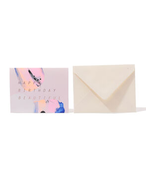 MOGLEA Birthday Beautiful カード