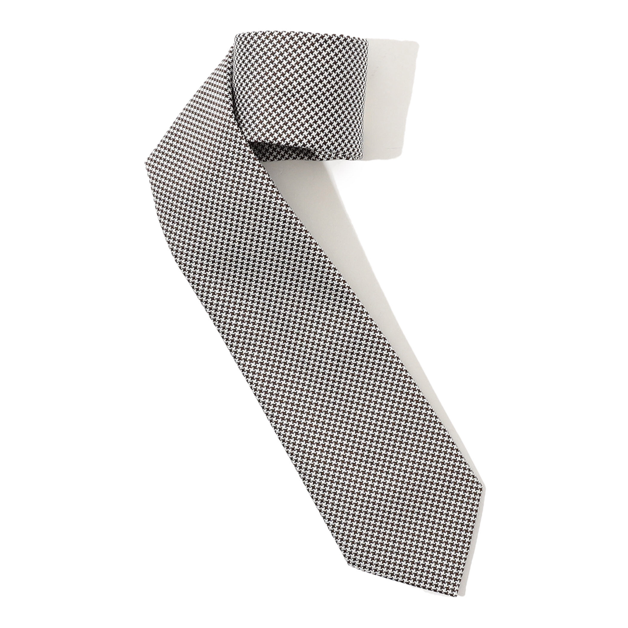 Seaward & Stearn シルク ハウンドトゥースネクタイ｜トゥモローランド