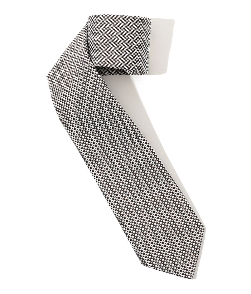 Seaward & Stearn シルク ハウンドトゥースネクタイ