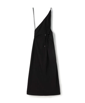PHOTOCOPIEU ONE-SHOULDER DRAWSTRING DRESS