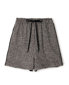 カラーネップツイード ショートパンツ