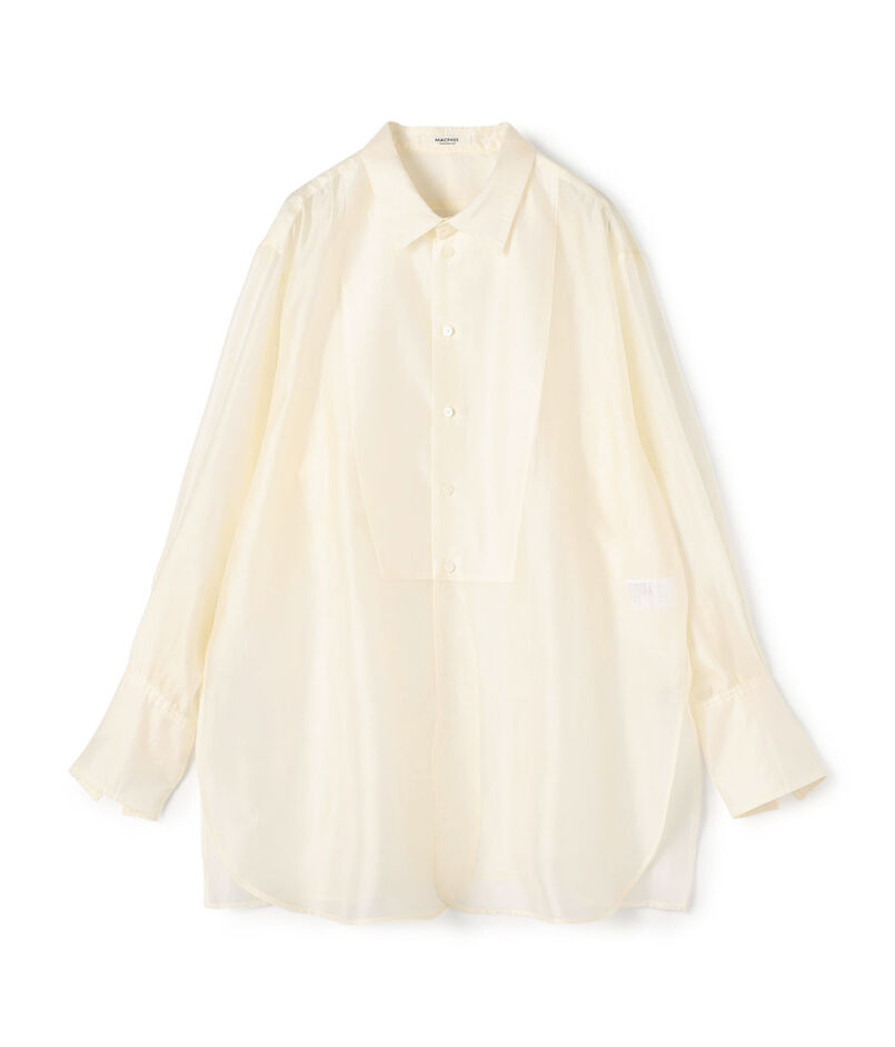 〈MORE10%OFF対象〉シースルーローンボザムチュニックシャツ