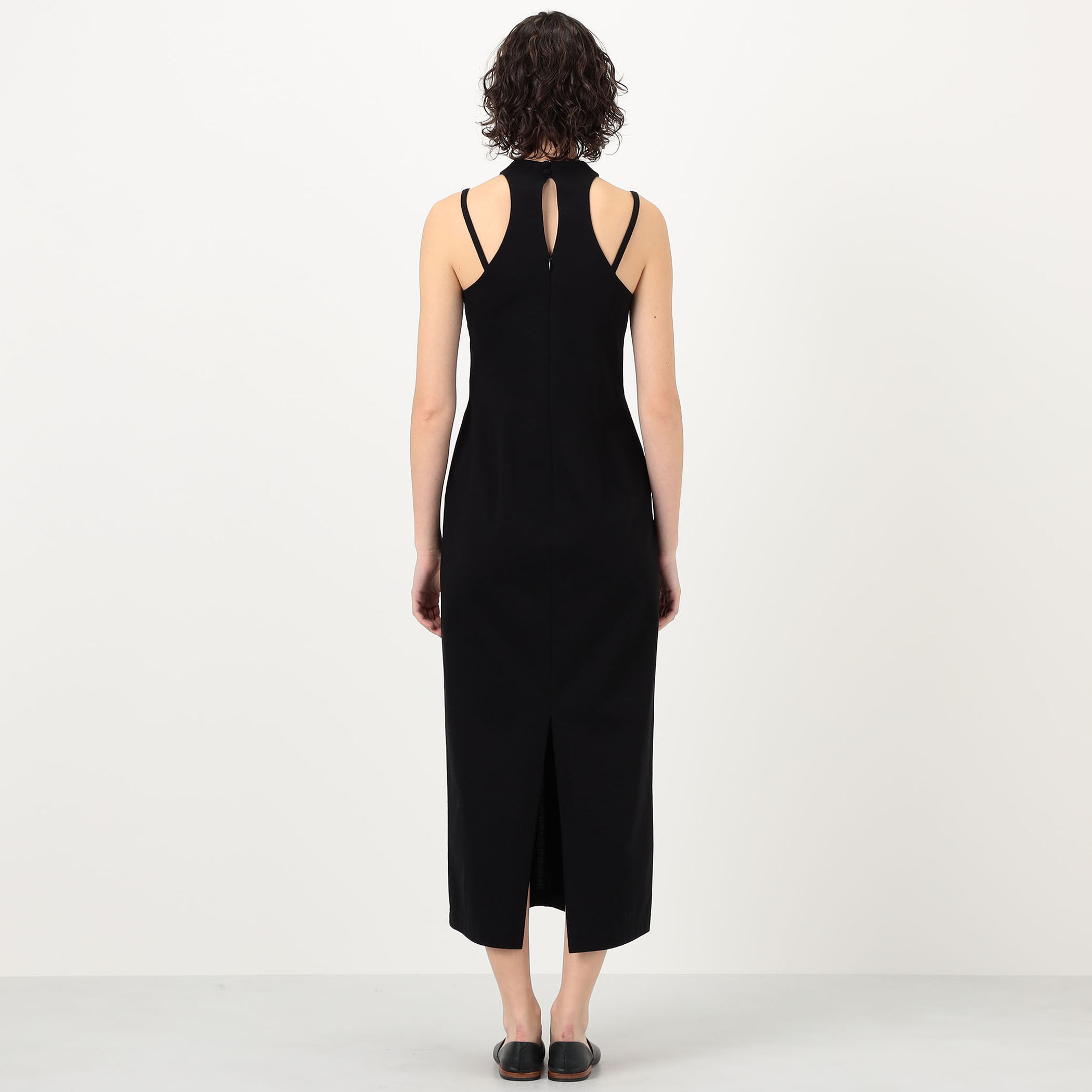 Mame Kurogouchi Cotton Jersey Halter Neck Dress｜トゥモローランド