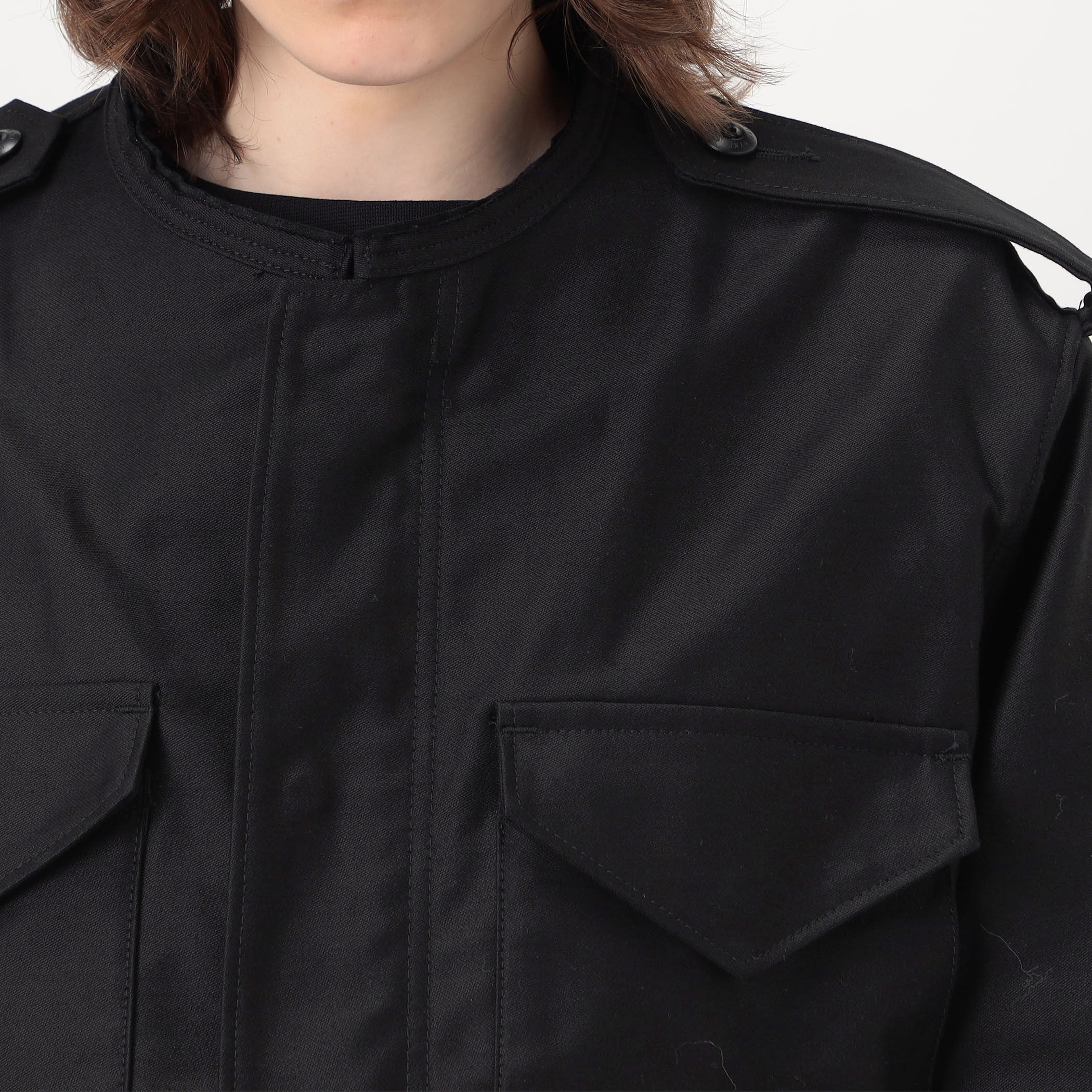 HYKEクロップドジャケット HYKE TYPE M-51 FIELD CROPPED JACKET ミリタリー クロップド