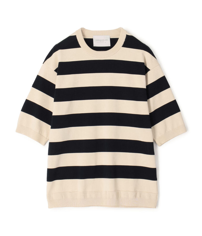 TOMORROWLAND tricot コットンナイロン ニットTシャツ