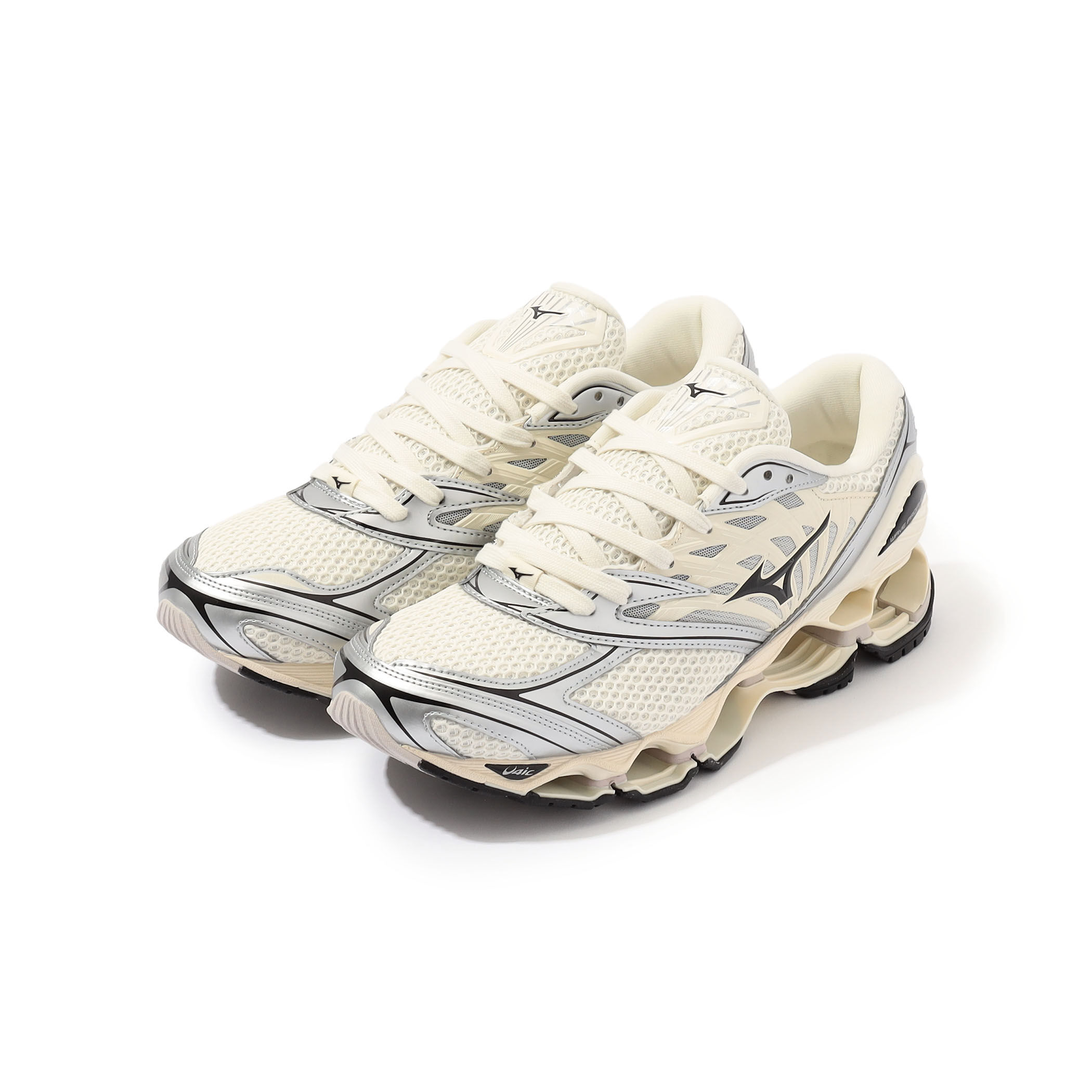 ミズノWAVE PROPHECY LS ホワイト&ニューバランスおまとめ買い MIZUNO ミズノ公式 WAVE PROPHECY LS ホワイト×シルバー ユニ