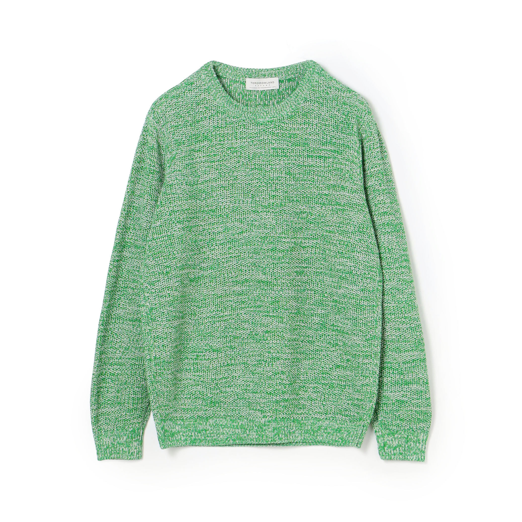 TOMORROWLAND tricot ギマコットンリネン クルーネックプルオーバー