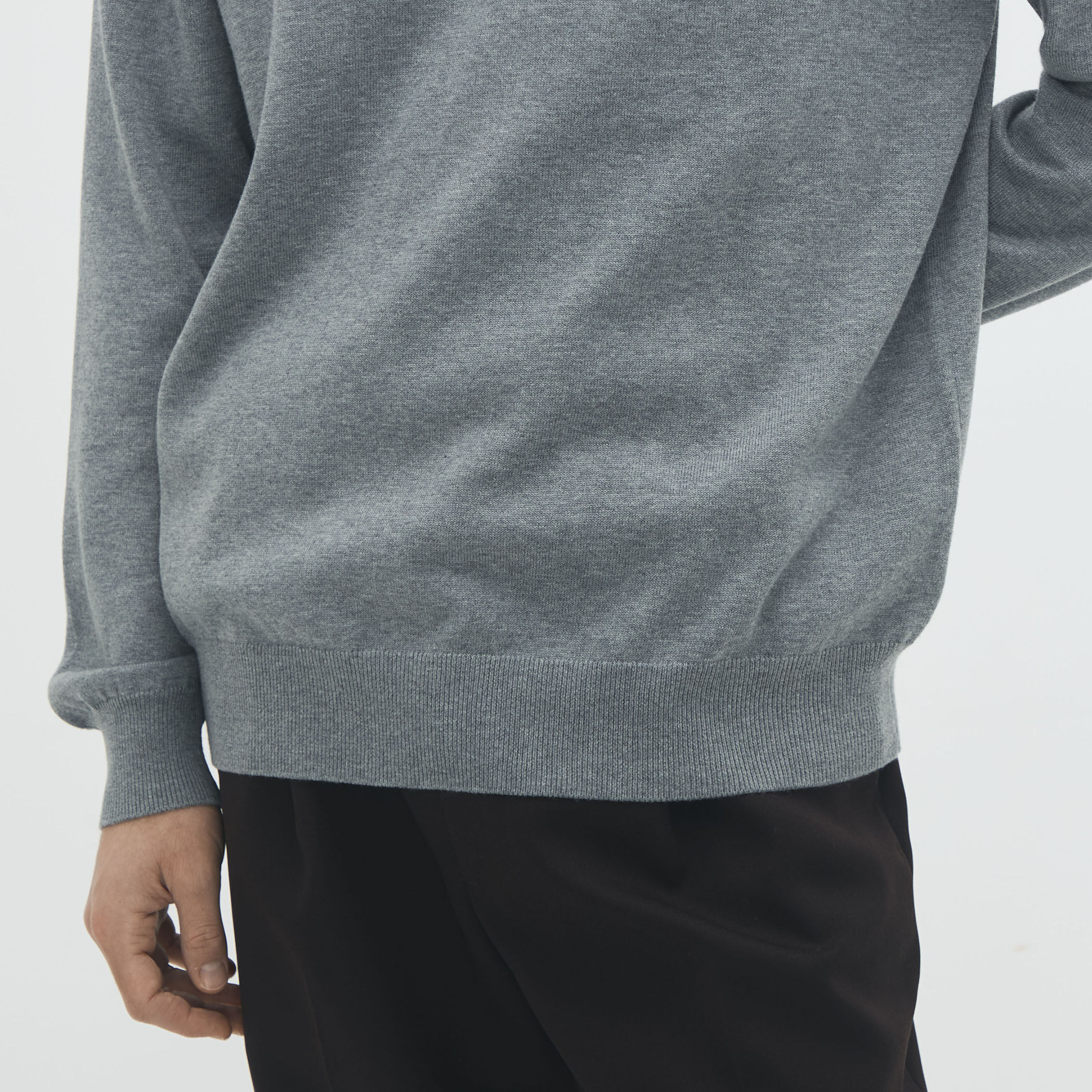 あ*ぶ様 CABAN コットンカシミアモックネックセーター sizeM CABaN（キャバン） セーター ニット コットンカシミヤワッフル モック