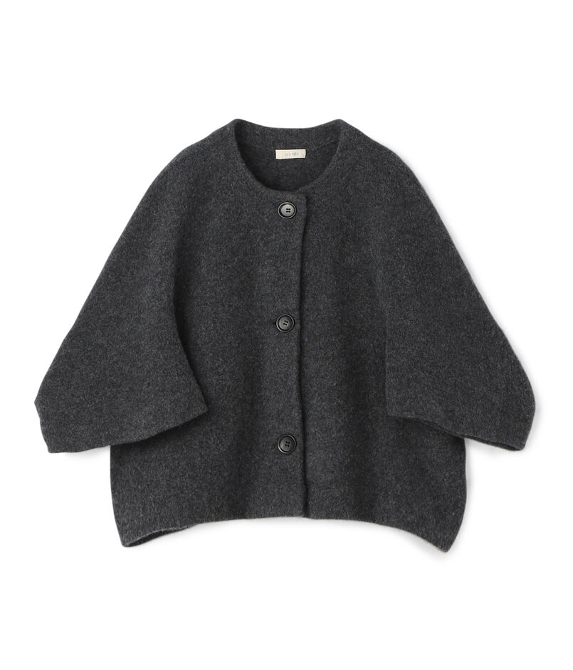 ライトウールニット クルーネックジャケット