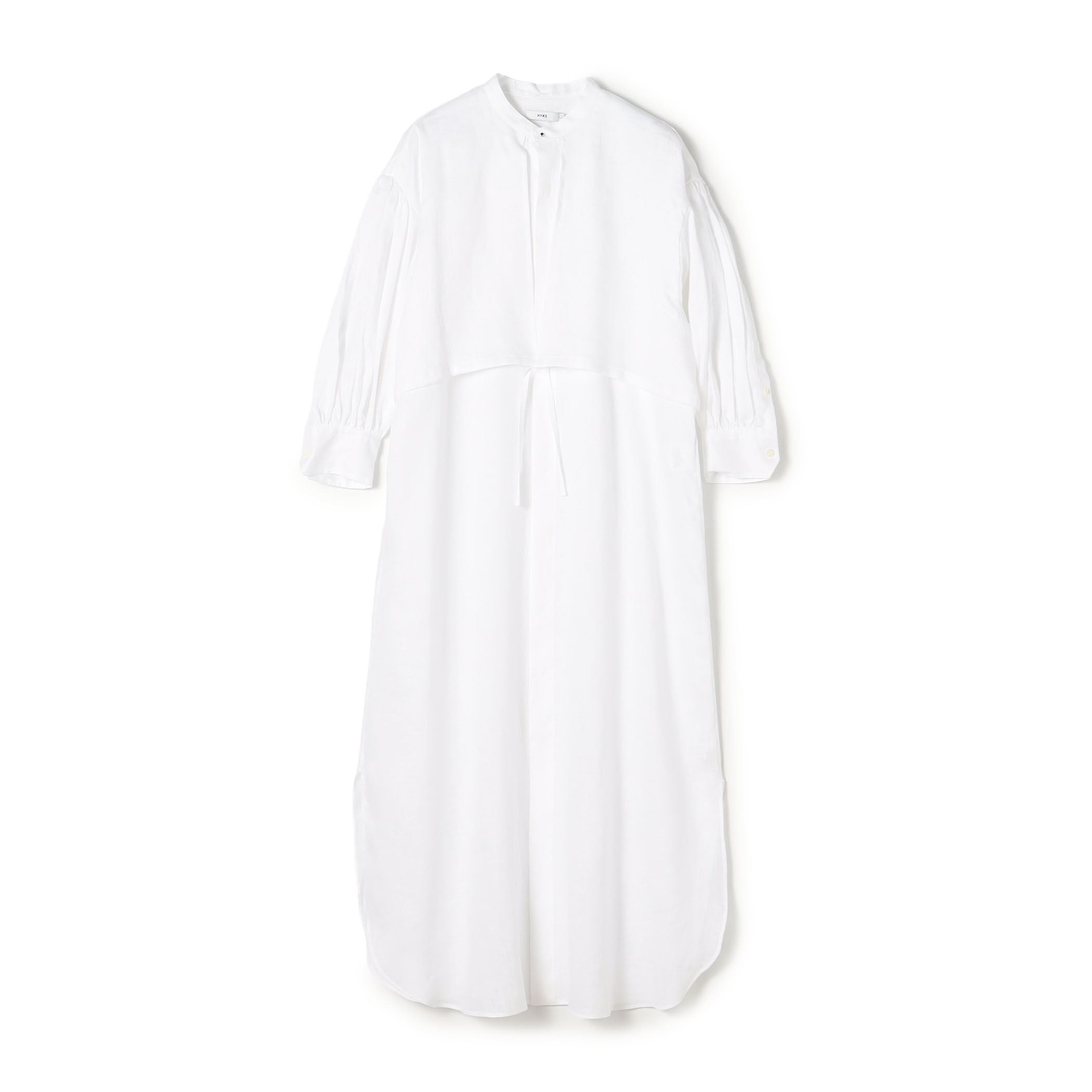 HYKE LINEN BALLOON SLEEVE DRESS リネンワンピース｜トゥモローランド